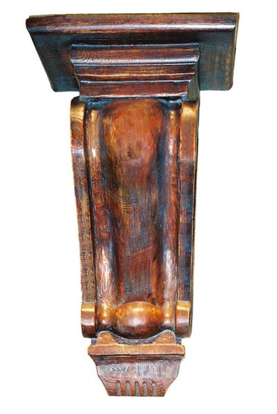 Minimalistic Traditional Bracket Shelf 22.5 Inches Tall